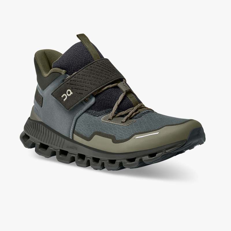 On Running Cloud Shoes Men's Cloud Hi Edge Defy-Olive | Fir