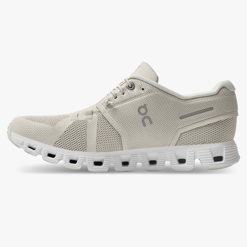 On Running Cloud Shoes Women's Cloud 5-Pearl | White