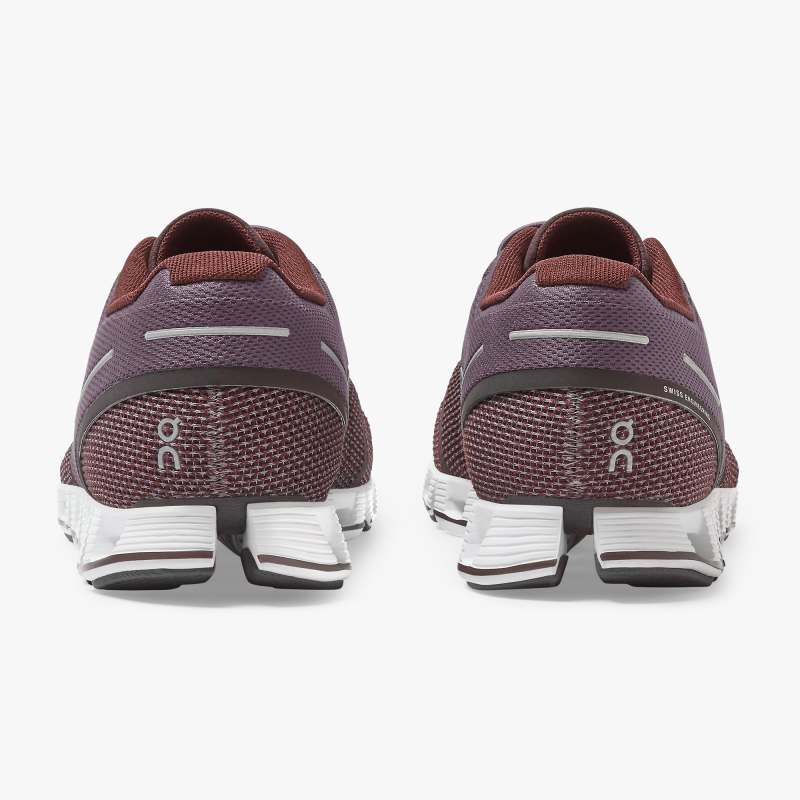 On Running Cloud Shoes Men's Cloud-Pebble | Raisin - Click Image to Close