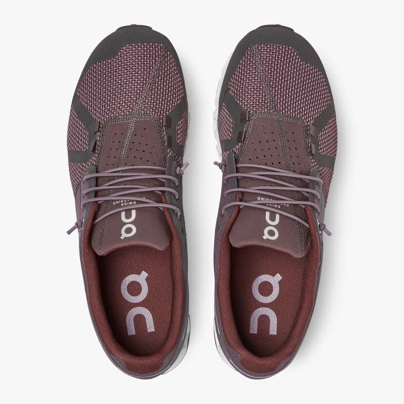 On Running Cloud Shoes Men's Cloud-Pebble | Raisin