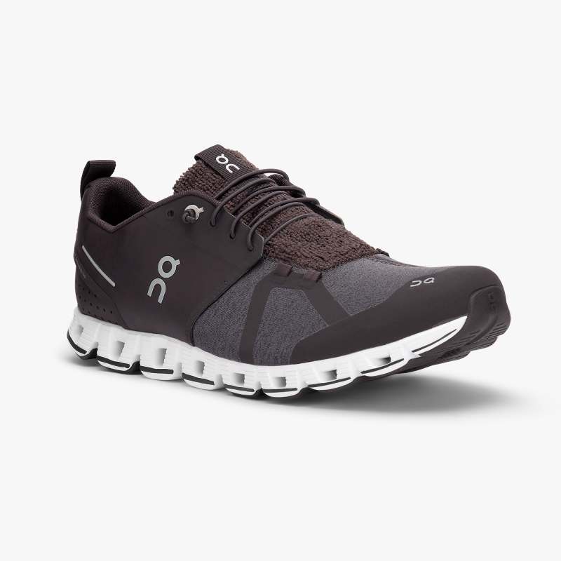 On Running Cloud Shoes Men's Cloud Terry-Pebble - Click Image to Close