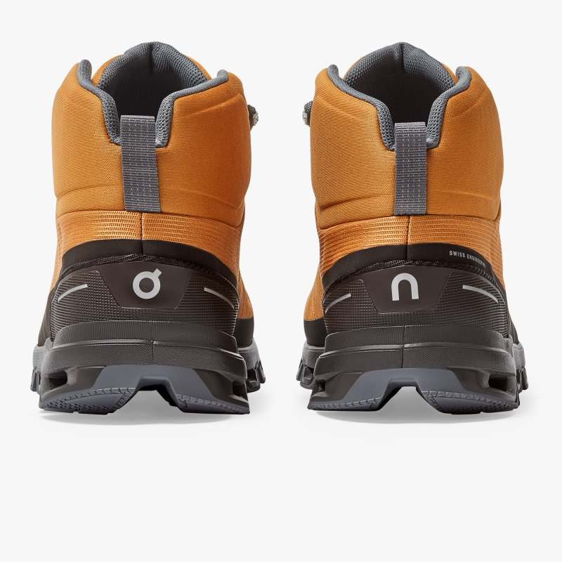 On Running Cloud Shoes Men's Cloudrock Waterproof-Pecan | Brown