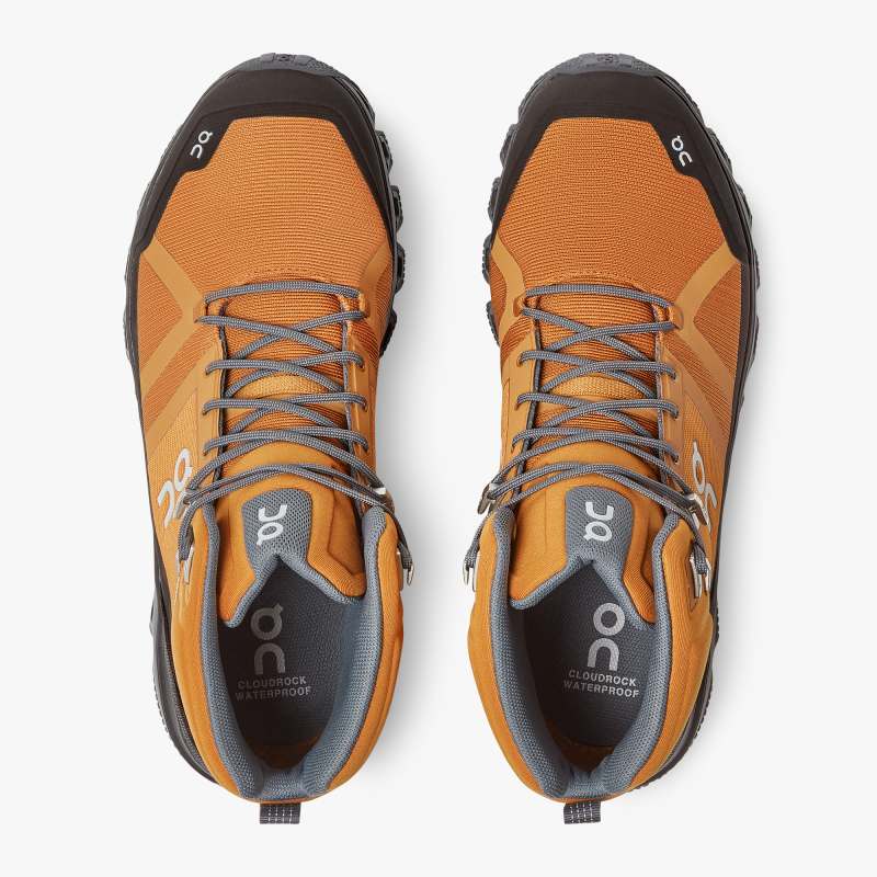 On Running Cloud Shoes Men's Cloudrock Waterproof-Pecan | Brown