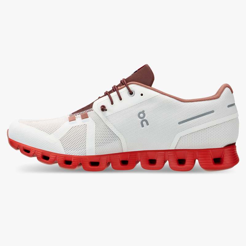 On Running Cloud Shoes Men's Cloud Swiss Olympic-Red | White