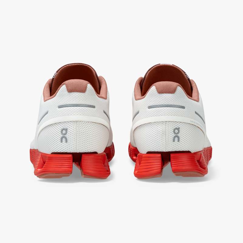 On Running Cloud Shoes Men's Cloud Swiss Olympic-Red | White