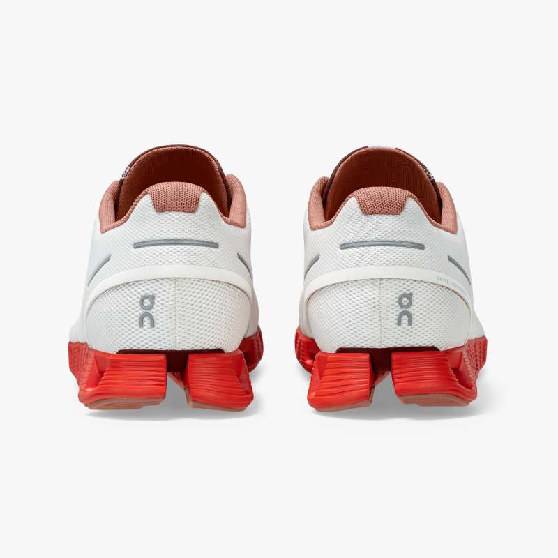 On Running Cloud Shoes Men's Cloud Swiss Olympic-Red | White - Click Image to Close