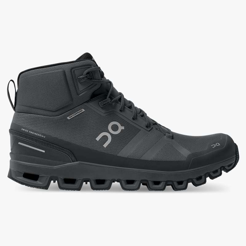 On Running Cloud Shoes Men's Cloudrock Waterproof-Rock | Eclipse