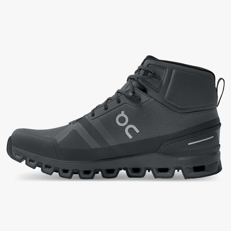 On Running Cloud Shoes Men's Cloudrock Waterproof-Rock | Eclipse