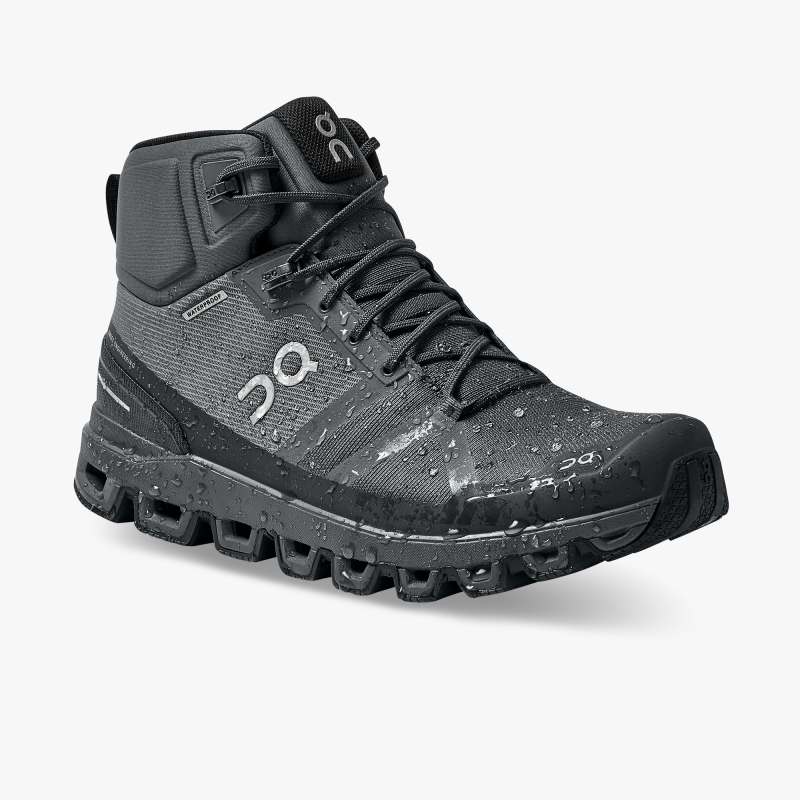 On Running Cloud Shoes Men's Cloudrock Waterproof-Rock | Eclipse