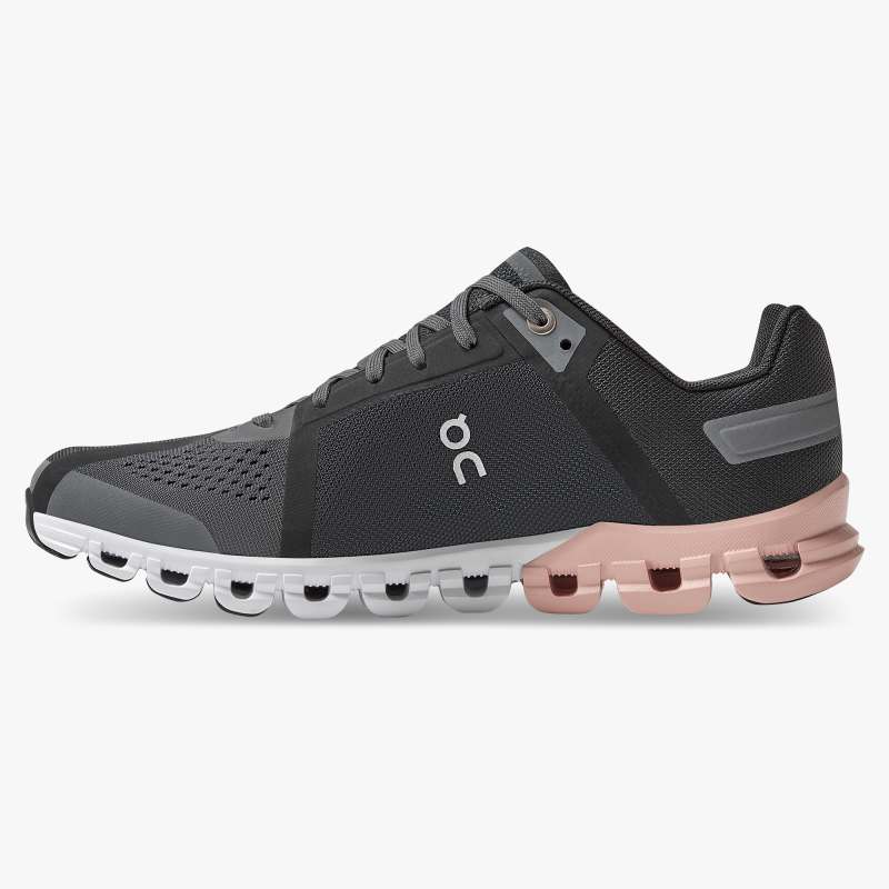 On Running Cloud Shoes Men's Cloudflow-Rock | Rose - Click Image to Close
