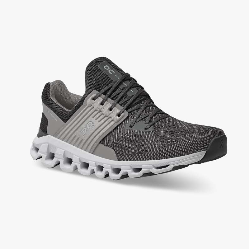 On Running Cloud Shoes Men's Cloudswift-Rock | Slate - Click Image to Close