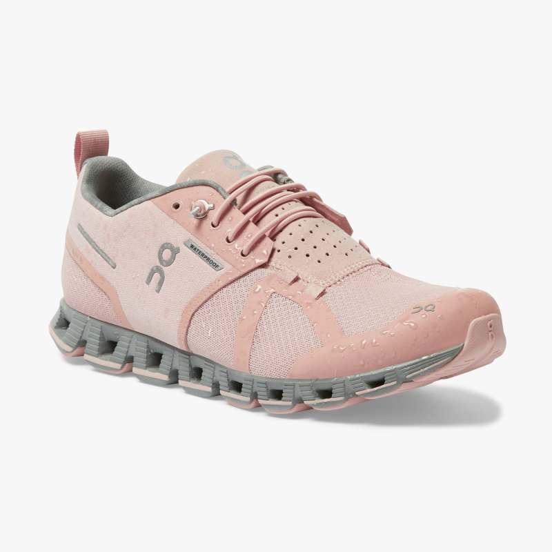 On Running Cloud Shoes Women's Cloud Waterproof-Rose | Lunar - Click Image to Close