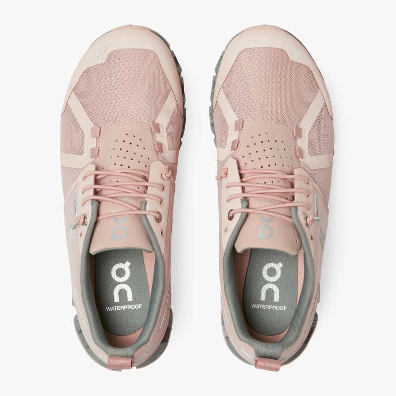 On Running Cloud Shoes Women's Cloud Waterproof-Rose | Lunar