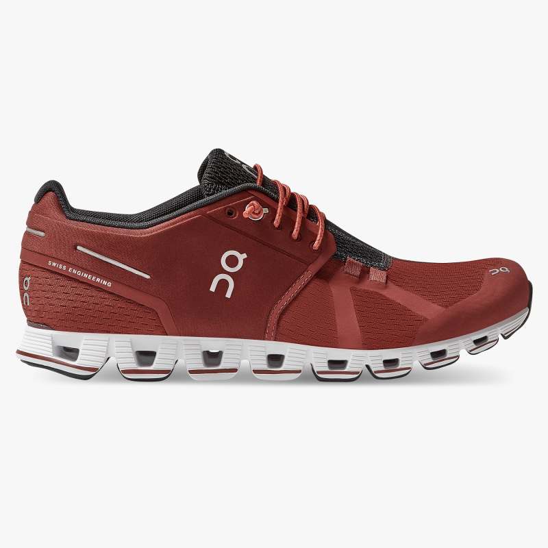 On Running Cloud Shoes Women's Cloud-Ruby | White