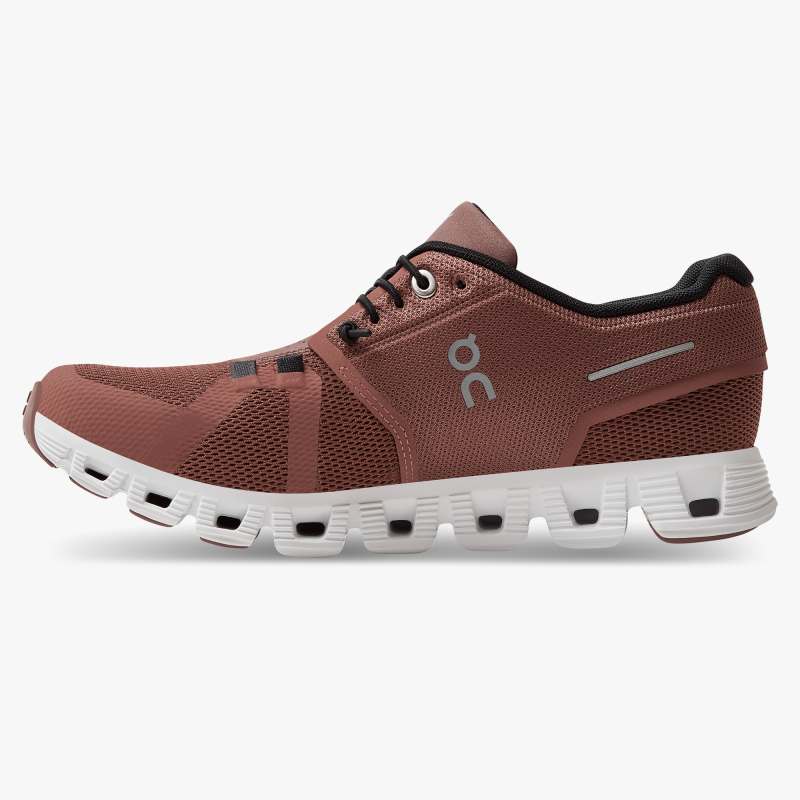 On Running Cloud Shoes Women's Cloud 5-Rust | Black