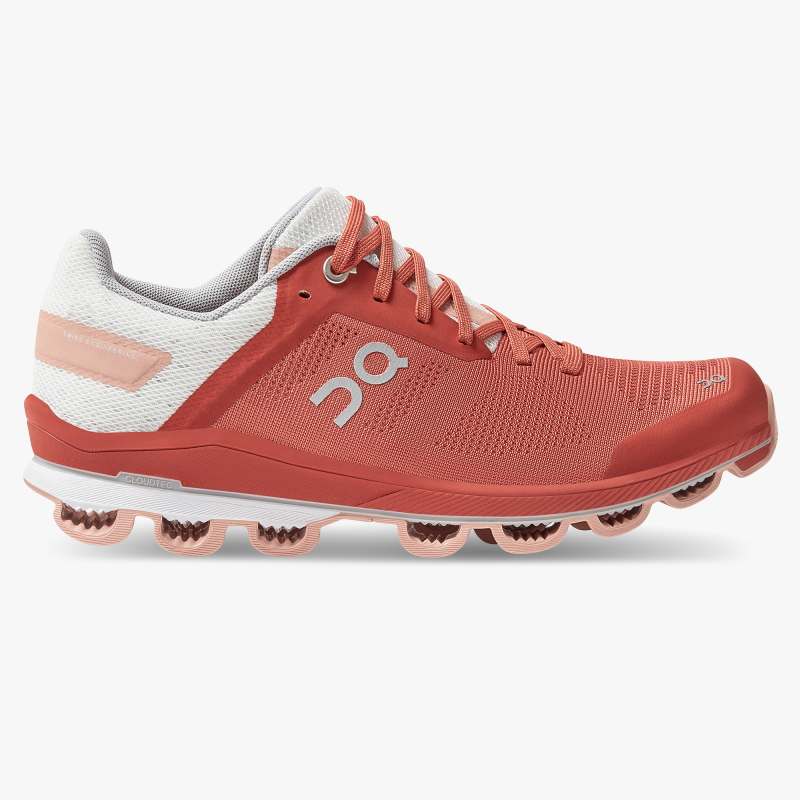 On Running Cloud Shoes Women's Cloudsurfer 6-Rust | Rose - Click Image to Close