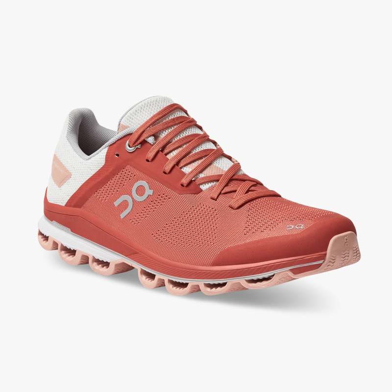 On Running Cloud Shoes Women's Cloudsurfer 6-Rust | Rose - Click Image to Close