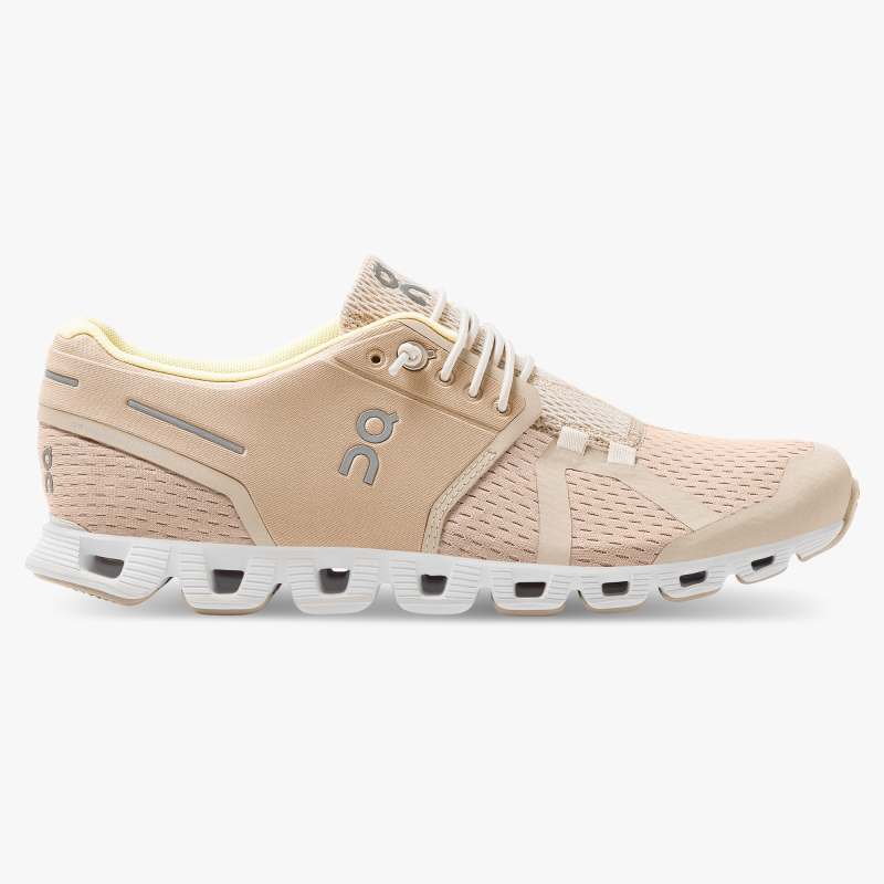 On Running Cloud Shoes Women's Cloud-Sand | Pearl - Click Image to Close