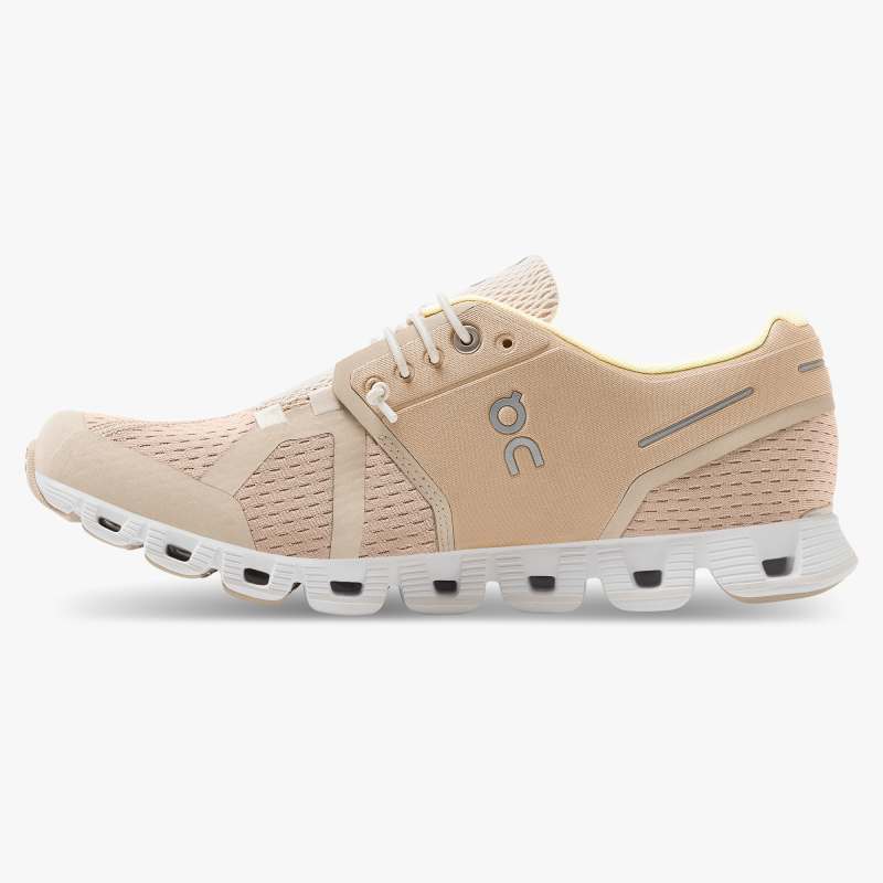 On Running Cloud Shoes Women's Cloud-Sand | Pearl - Click Image to Close