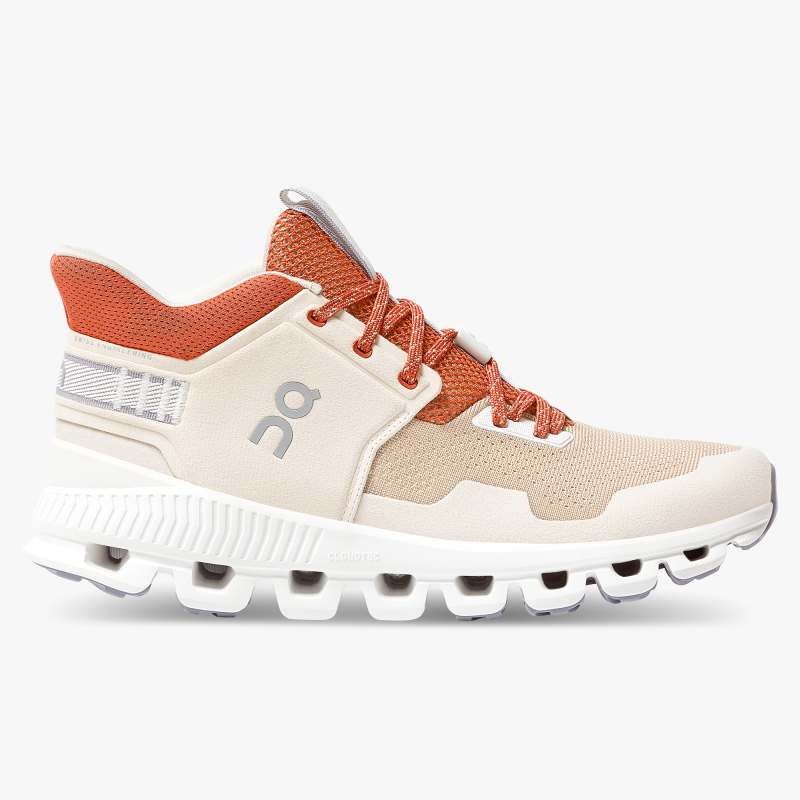 On Running Cloud Shoes Women's Cloud Hi Edge-Sand | Pearl