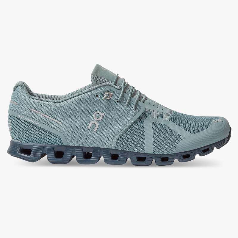 On Running Cloud Shoes Men's Cloud Monochrome-Sea