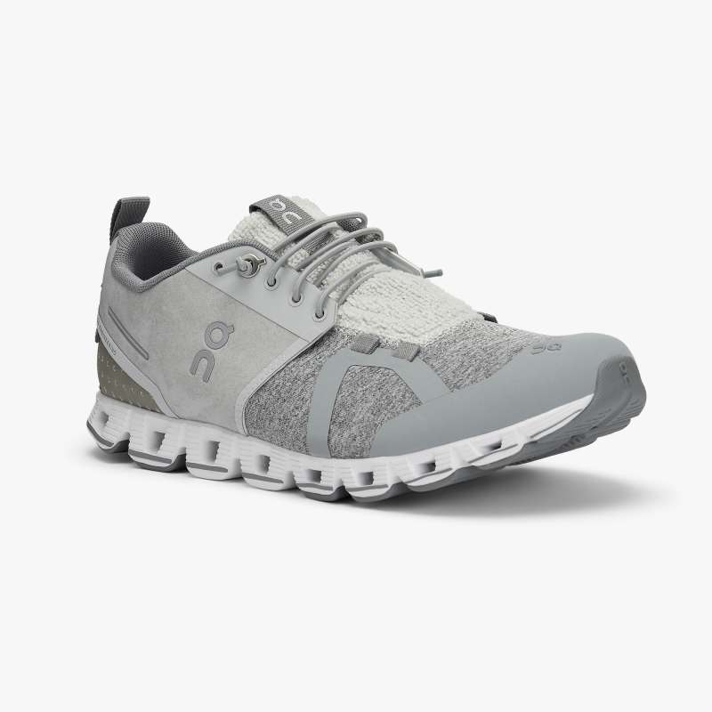 On Running Cloud Shoes Women's Cloud Terry-Silver - Click Image to Close