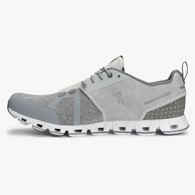 On Running Cloud Shoes Men's Cloud Terry-Silver
