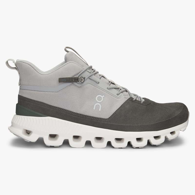 On Running Cloud Shoes Men's Cloud Hi-Slate | Rock - Click Image to Close