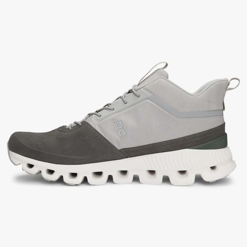 On Running Cloud Shoes Men's Cloud Hi-Slate | Rock - Click Image to Close
