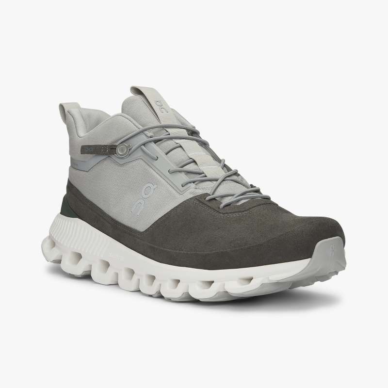 On Running Cloud Shoes Men's Cloud Hi-Slate | Rock - Click Image to Close