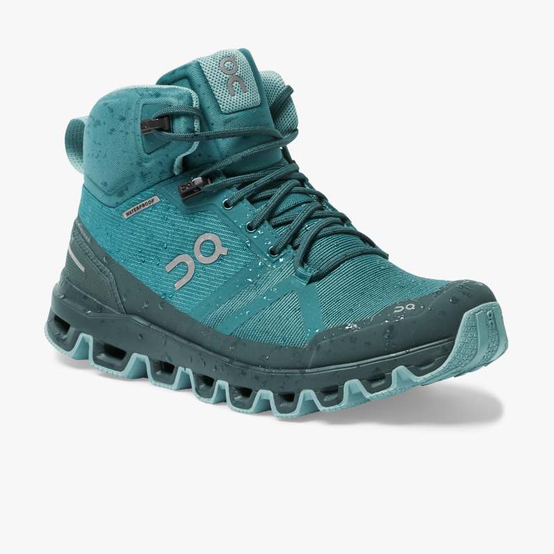 On Running Cloud Shoes Women's Cloudrock Waterproof-Storm | Wash - Click Image to Close