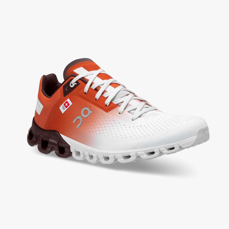 On Running Cloud Shoes Women's Cloudflow Swiss Olympic-Swiss Oly