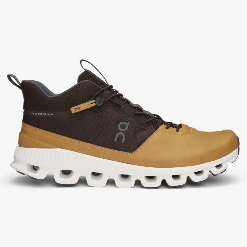 On Running Cloud Shoes Men's Cloud Hi-Umber | Caramel