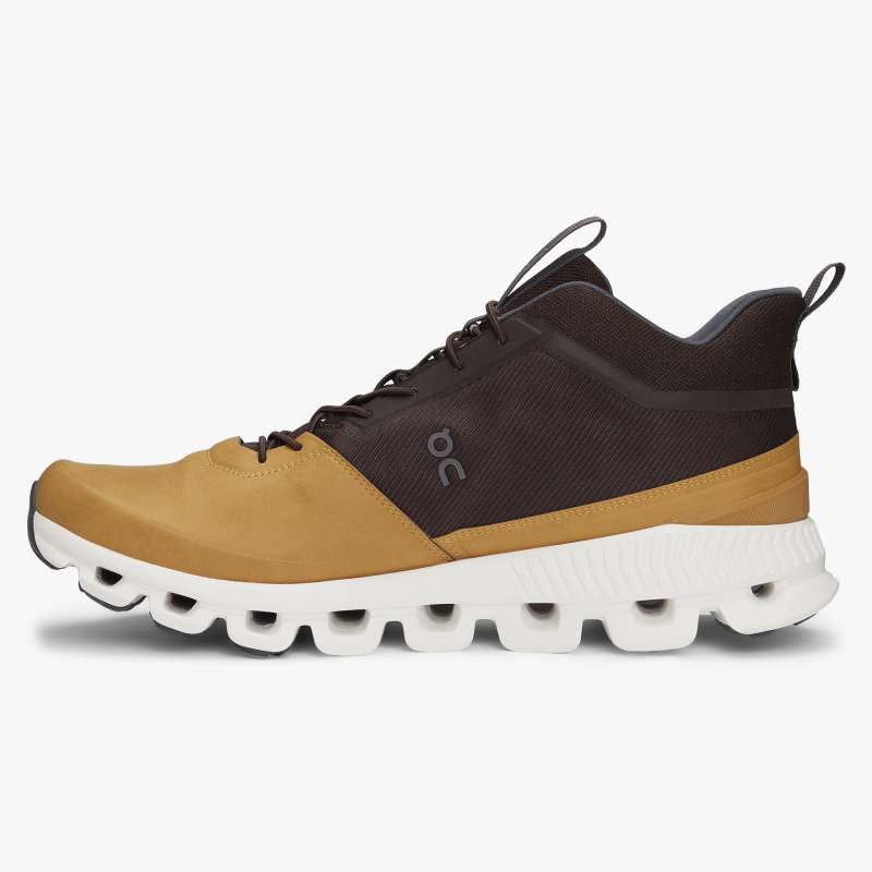 On Running Cloud Shoes Men's Cloud Hi-Umber | Caramel