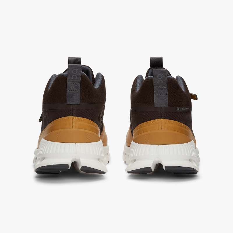 On Running Cloud Shoes Men's Cloud Hi-Umber | Caramel