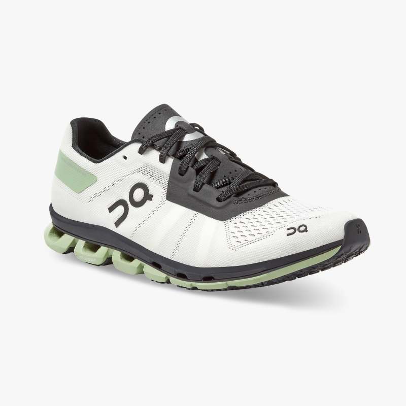 On Running Cloud Shoes Women's Cloudflash-White | Black - Click Image to Close