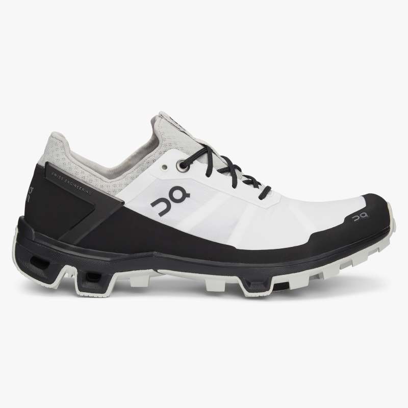 On Running Cloud Shoes Women's Cloudventure Peak-White | Black - Click Image to Close