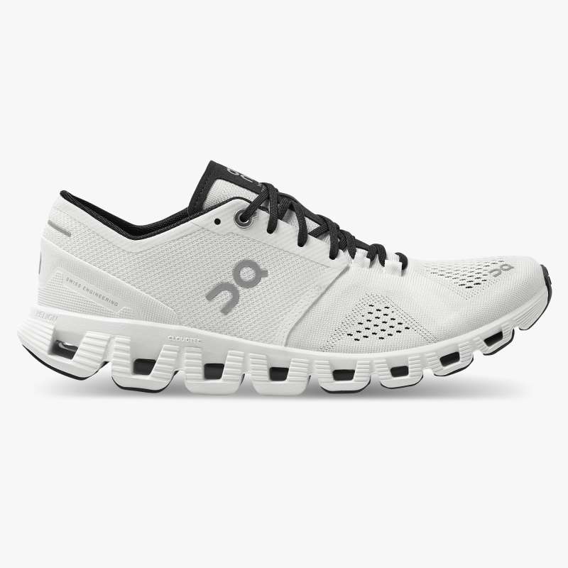 On Running Cloud Shoes Women's Cloud X-White | Black - Click Image to Close