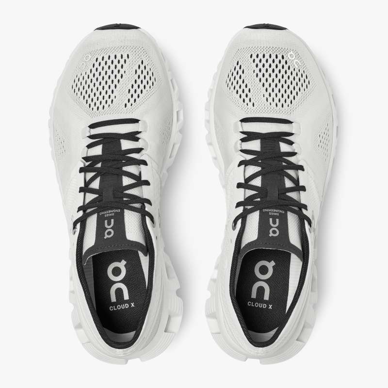 On Running Cloud Shoes Women's Cloud X-White | Black