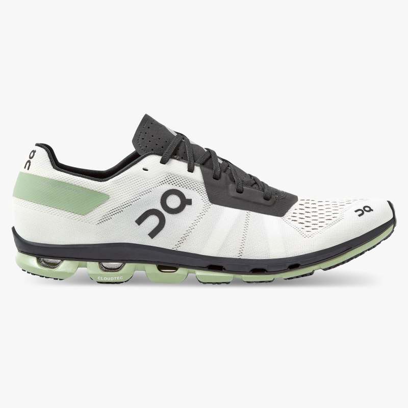 On Running Cloud Shoes Men's Cloudflash-White | Black