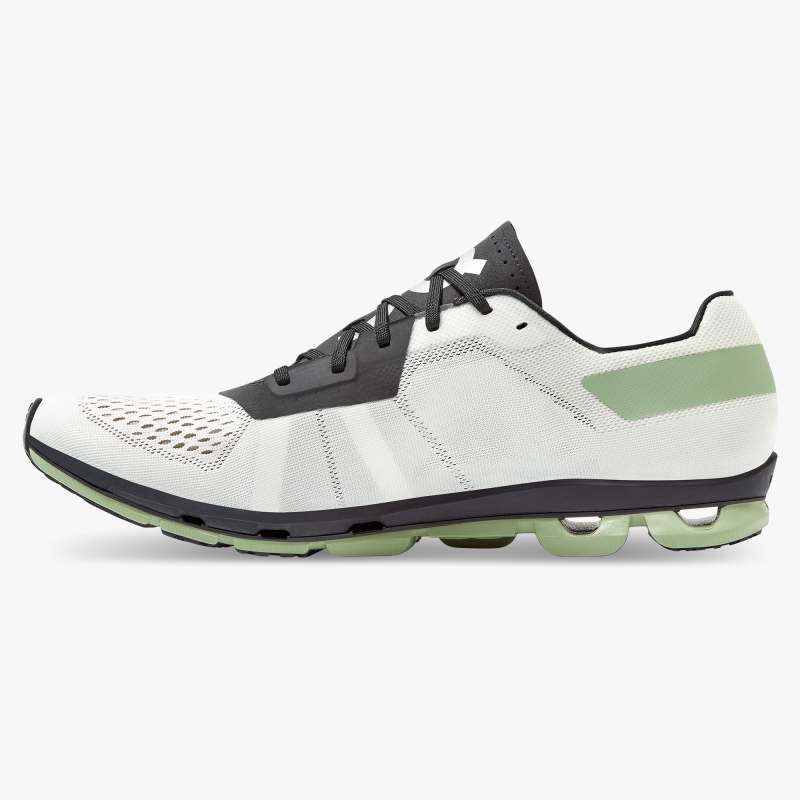 On Running Cloud Shoes Men's Cloudflash-White | Black