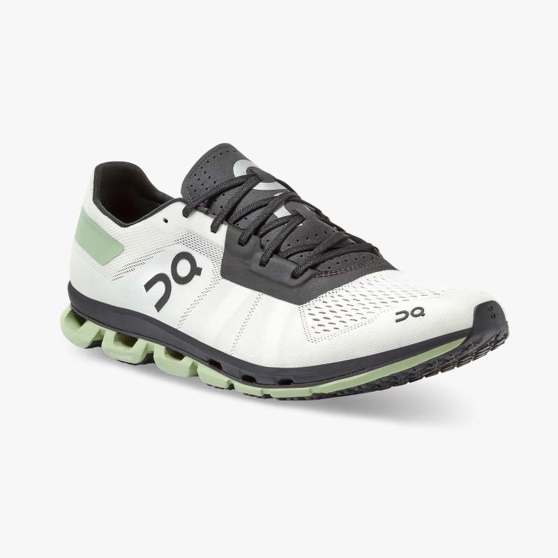 On Running Cloud Shoes Men's Cloudflash-White | Black