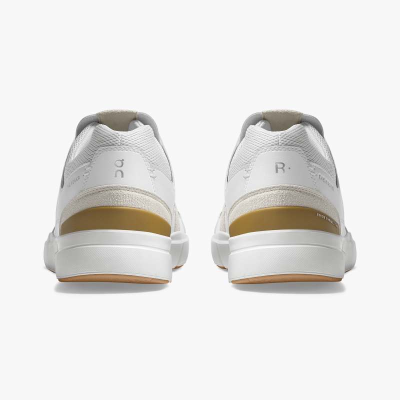 On Running Cloud Shoes Women's THE ROGER Clubhouse-White | Bronz