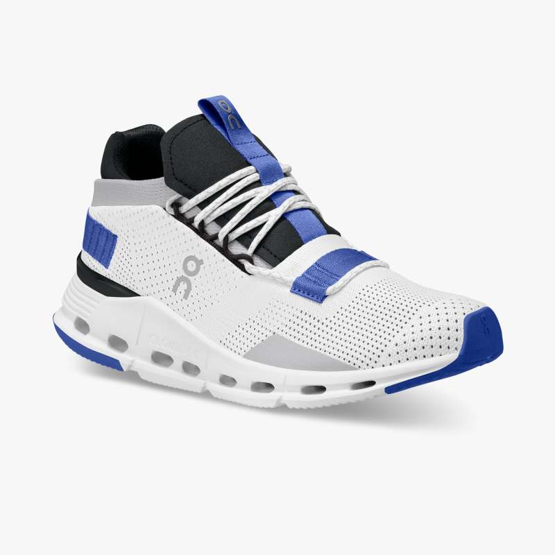 On Running Cloud Shoes Women's Cloudnova-White | Cobalt