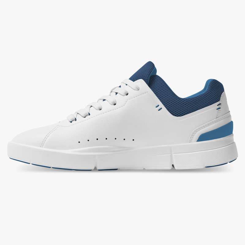 On Running Cloud Shoes Men's THE ROGER Advantage-White | Cobalt