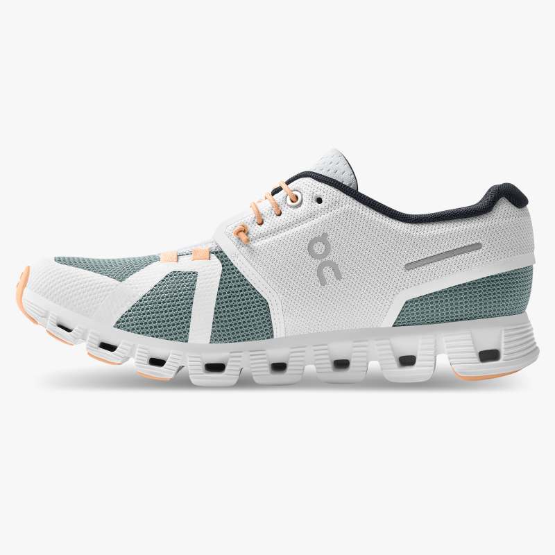 On Running Cloud Shoes Women's Cloud 5 Push-White | Cobble