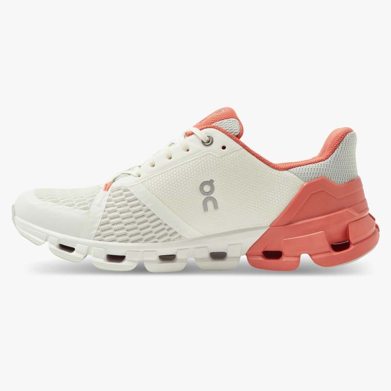 On Running Cloud Shoes Women's Cloudflyer-White | Coral