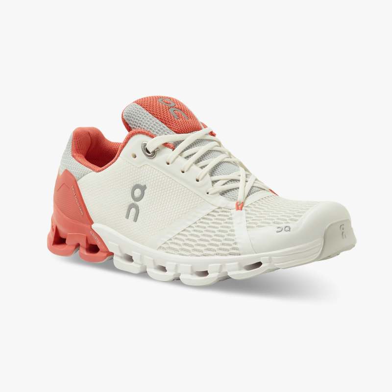 On Running Cloud Shoes Women's Cloudflyer-White | Coral