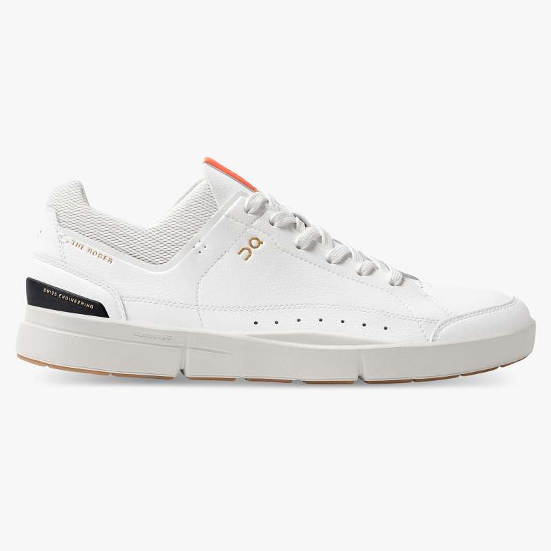 On Running Cloud Shoes Men's THE ROGER Centre Court-White | Flam - Click Image to Close