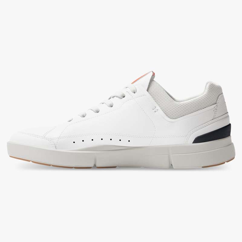 On Running Cloud Shoes Men's THE ROGER Centre Court-White | Flam - Click Image to Close